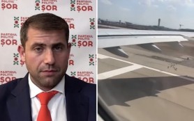 După câteva atacuri teroriste asupra Aeroportului Ben-Gurion, Airbus-ul comandat de Șor a reușit să decoleze spre Chișinău. La bord sunt aproape 300 de moldoveni